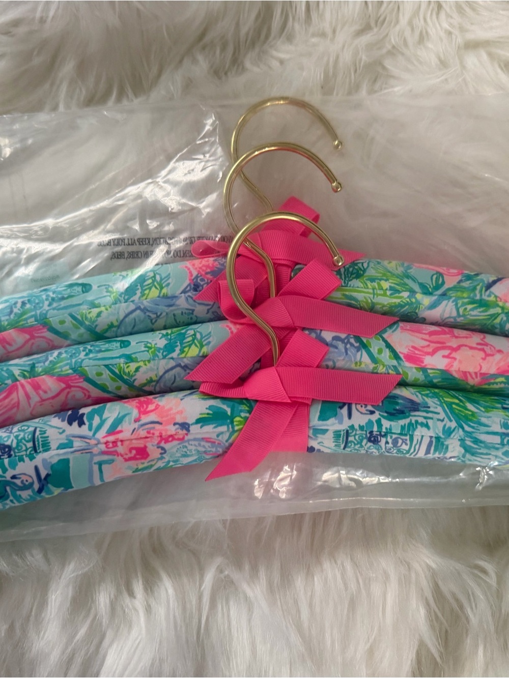 Lilly Pulitzer  Padded Hangers set in Bohemian Queen